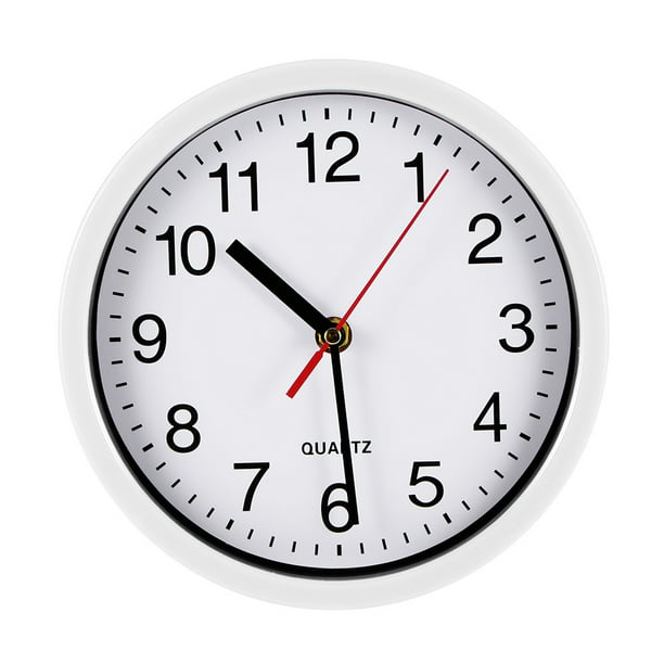 Wall Clock Silent Clock Mechanisms Battery Powered Modern Simple Style Decor Clock Acrylic Irregular Round Wall Clock Easy to Read for Home Office School Clock 